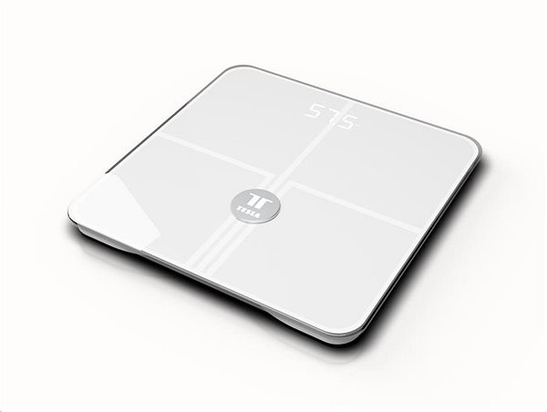 Personenwaage Tesla Smart Composition Scale Style Wi-Fi Seitlicher Anblick