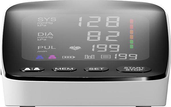 Pressure Monitor Tesla Smart Blood Pressure Monitor Screen