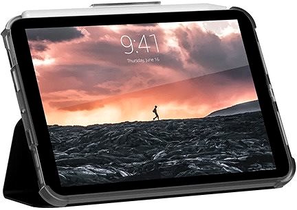 Puzdro na tablet UAG Plyo Black/Ice iPad mini 6 2021 Lifestyle
