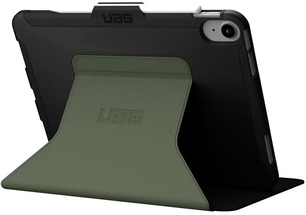Tablet-Hülle UAG Scout Folio Cover Black/Olive für iPad 10,9