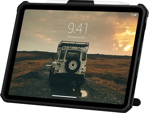 Puzdro na tablet UAG Scout With Kickstand & Hand Strap Black iPad 10.9