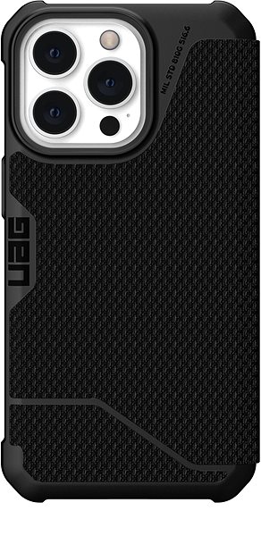 Kryt na mobil UAG Metropolis Kevlar Black iPhone 13 Pro ...