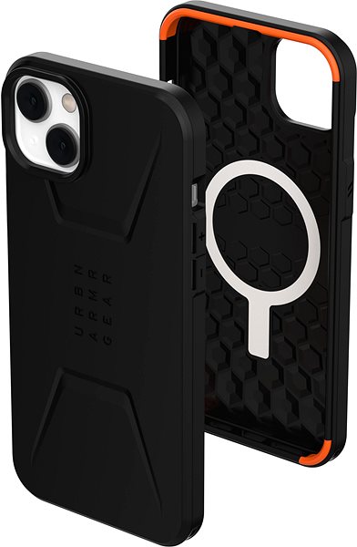 Handyhülle UAG Civilian MagSafe Black Cover für das iPhone 14 Max ...