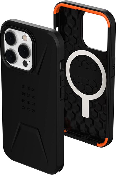 Handyhülle UAG Civilian MagSafe Black Cover für das iPhone 14 Pro ...
