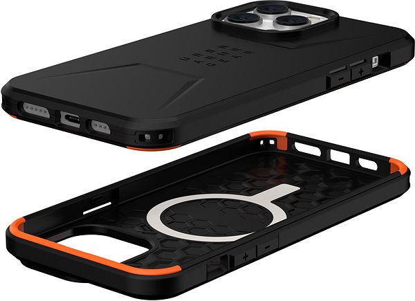 Handyhülle UAG Civilian MagSafe Black Cover für das iPhone 14 Pro Max ...