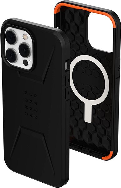 Handyhülle UAG Civilian MagSafe Black Cover für das iPhone 14 Pro Max ...