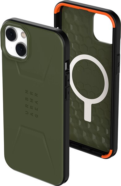 Kryt na mobil UAG Civilian MagSafe Olive iPhone 14 Max ...