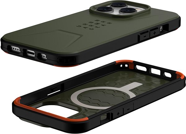 Handyhülle UAG Civilian MagSafe Olive Cover für das iPhone 14 Pro ...