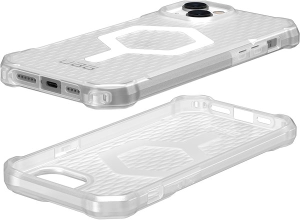 Handyhülle UAG Essential Armor MagSafe Ice Cover für das iPhone 14 Max ...