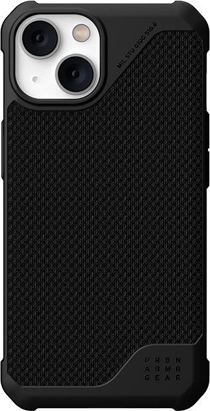 Telefon tok UAG Metropolis LT MagSafe Kevlar iPhone 14 fekete tok ...