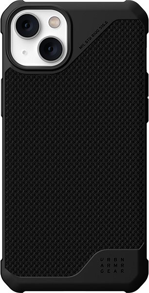 Telefon tok UAG Metropolis LT MagSafe Kevlar iPhone 14 Max fekete tok ...