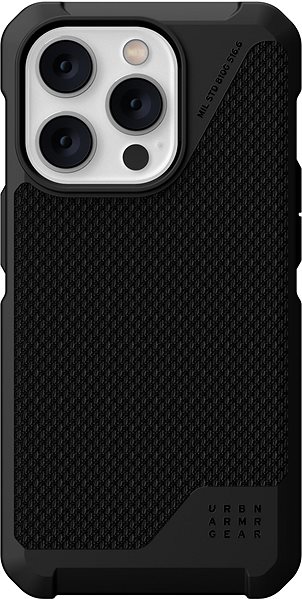 Kryt na mobil UAG Metropolis LT MagSafe Kevlar Black iPhone 14 Pro ...