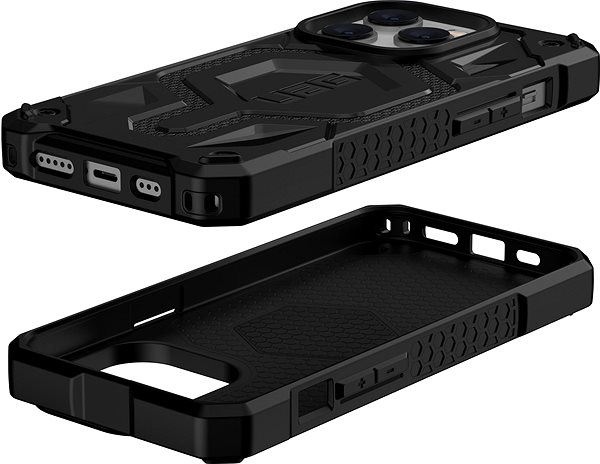 Handyhülle UAG Monarch Pro MagSafe Kevlar Black Cover für das iPhone 14 Pro ...