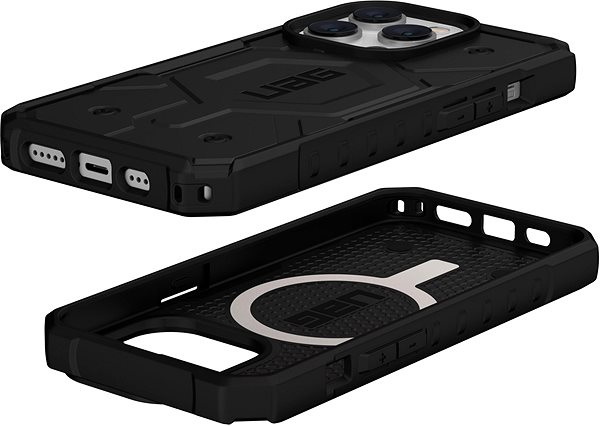 Telefon tok UAG Pathfinder MagSafe iPhone 14 Pro fekete tok ...