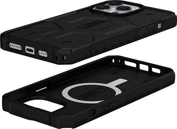 Telefon tok UAG Pathfinder MagSafe iPhone 14 Pro Max fekete tok ...