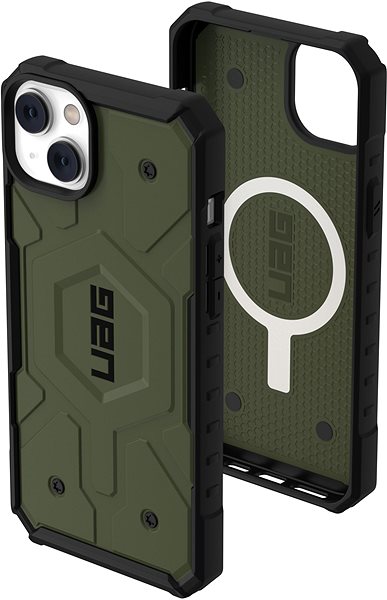 Handyhülle UAG Pathfinder MagSafe Olive Cover für das iPhone 14 Max ...