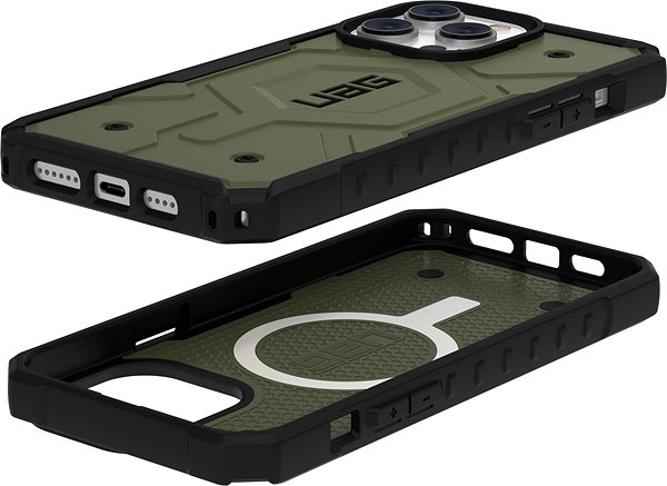 Handyhülle UAG Pathfinder MagSafe Olive Cover für das iPhone 14 Pro Max ...