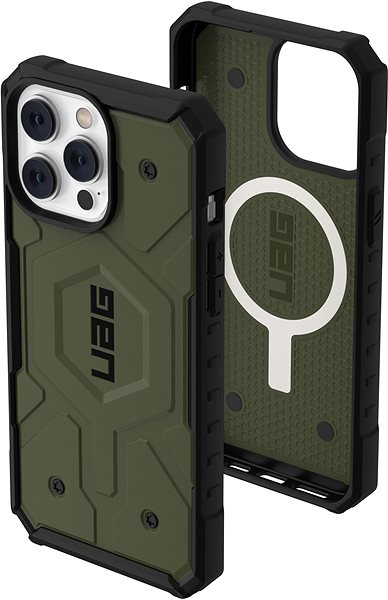 Kryt pre mobil UAG Pathfinder MagSafe Olive iPhone 14 Pro Max .