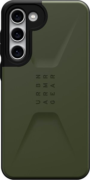 Kryt pre mobilné telefóny UAG Civilian Olive Samsung Galaxy S23+