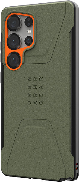 Handyhülle UAG Civilian Pro Olive Drab/Orange Samsung Galaxy S25 Ultra ...