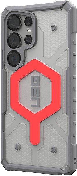 Handyhülle UAG Pathfinder Clear w/Magnet Active Lava Lanyard Samsung Galaxy S25 Ultra ...
