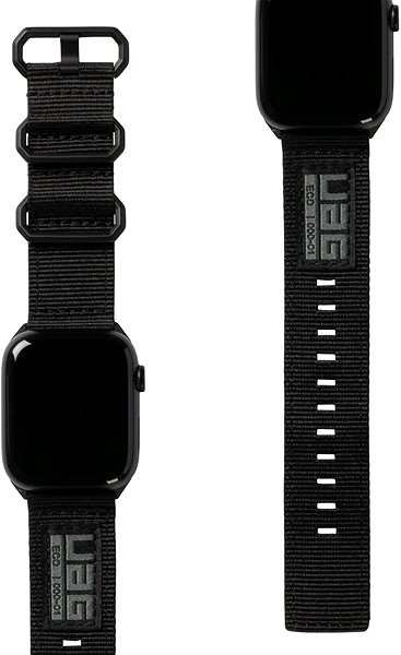 Remienok na hodinky UAG Nato Strap Graphite Apple Watch 42/44/45/Ultra 49 mm ...