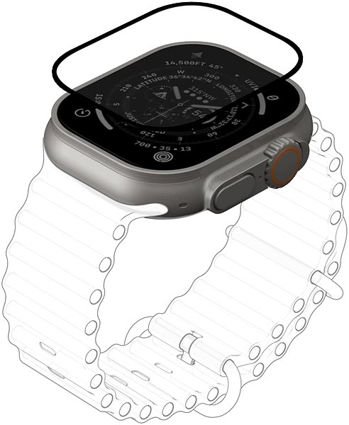 Schutzglas UAG Glass Screen Shield Plus Apple Watch Ultra 49mm ...