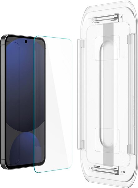 Glass Screen Protector Spigen Glass tR EZ Fit 2 Pack Samsung Galaxy S24 FE/A56 5G transparent ...