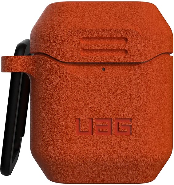 Fülhallgató tok UAG Silicone case Orange AirPods Képernyő