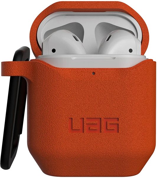 Fülhallgató tok UAG Silicone case Orange AirPods Jellemzők/technológia