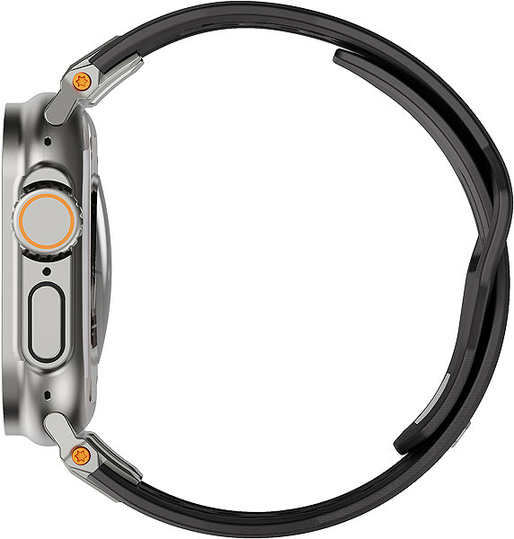 Armband UAG Monarch Strap Apple Watch 49 mm / 46 mm / 45 mm / 44 mm / 42 mm Black Titanium ...