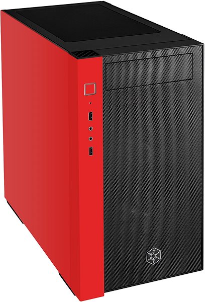 PC Case SilverStone Redline RL08 RGB, Red Screen