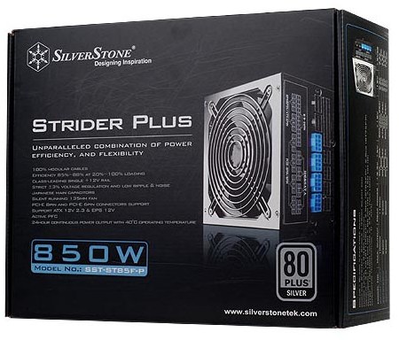 SilverStone ST85F-P 850W Strider Plus Series - PC Power Supply