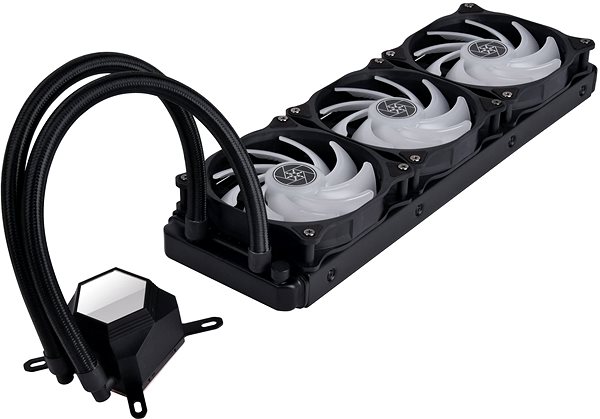 Water Cooling SilverStone PF360 PermaFrost ARGB Lateral view