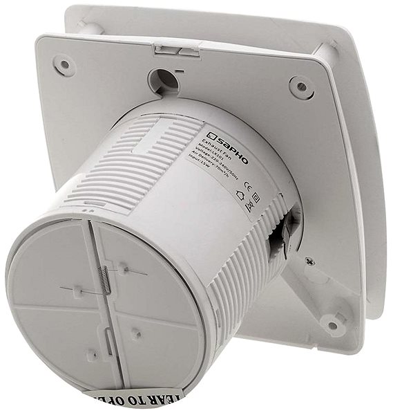 Ventilátor do kúpeľne SAPHO LEX kúpeľňový ventilátor axiálny, potrubie 100 mm, LX101 ...