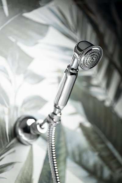 Tap REITANO RUBINETTERIA ANTEA wall-mounted bath mixer complete, chrome 3011 ...