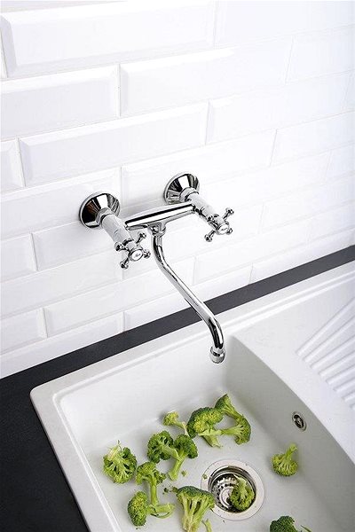 Tap REITANO RUBINETTERIA ANTEA wall mixer, chrome 3061 Lifestyle
