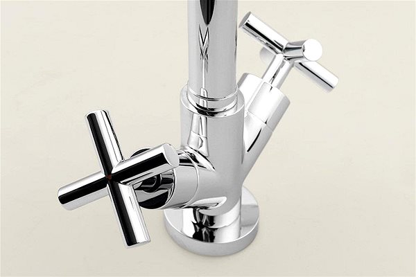 Tap REITANO RUBINETTERIA AXIA basin mixer without waste, chrome 517/S Features/technology