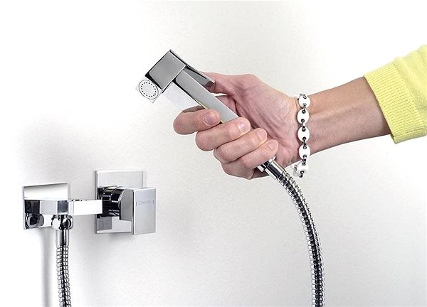 Tap SAPHO Bidet shower, square, chrome BS129 Lifestyle