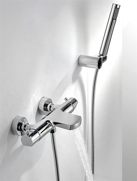 Tap SAPHO KIMURA wall-mounted thermostatic bath mixer, chrome KU292 Lifestyle