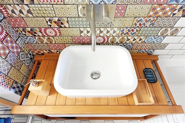 Tap SAPHO MINIMAL basin mixer, stainless steel MI004 Lifestyle
