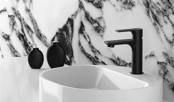 Tap SAPHO PAX basin mixer without spout, black matt XA02/15 Lifestyle
