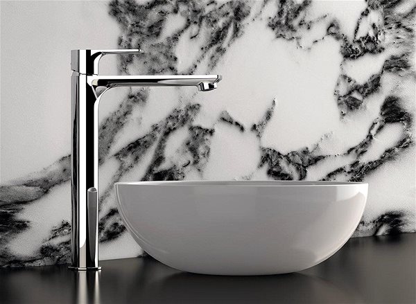 Tap SAPHO PAX pedestal basin mixer, tall without spout, extended spout, chrome XA07 Lifestyle