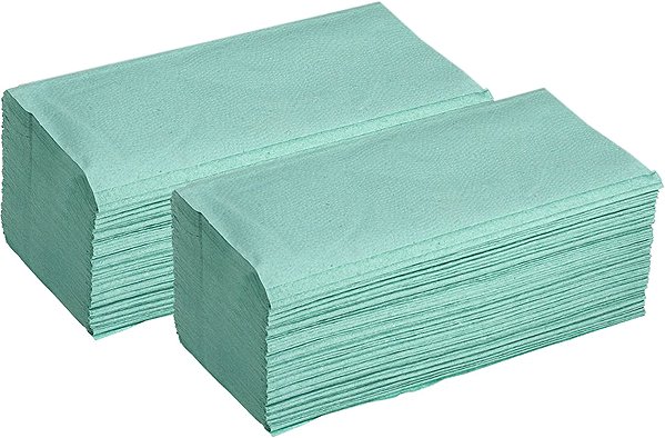 Kéztörlő papír PRIMASOFT ZZ zöld papírtörlő, 5000 db (20× 250 db) ...