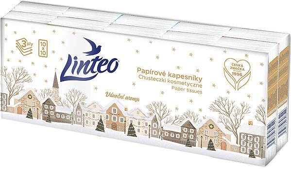 Papírzsebkendő LINTEO Nappal & Éjszaka (10 × 10 darab) ...