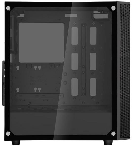 PC skrinka SilverStone FARA R1 Black Bočný pohľad