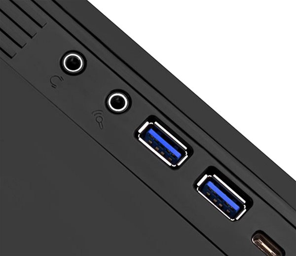 PC Case SilverStone Kublai KL07 Black Connectivity (ports)