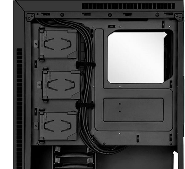 PC skrinka SilverStone Kublai KL07 Black Bočný pohľad