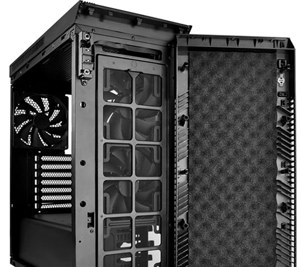 Számítógépház SilverStone Kublai KL07 Black Képernyő