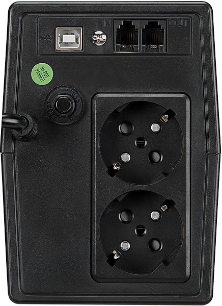 Uninterruptible Power Supply Fortron iFP 600 Back page